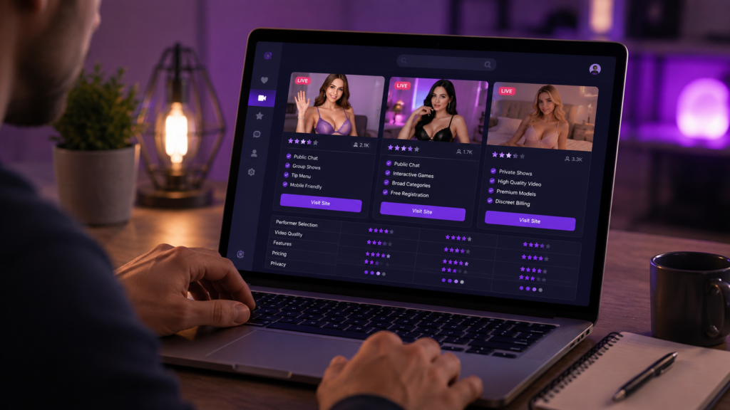 How to choose between live cam sites