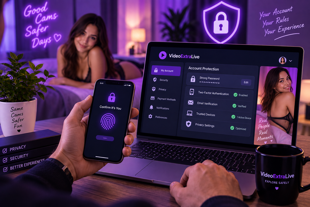 Protecting your live cam account with strong passwords and two-factor authentication