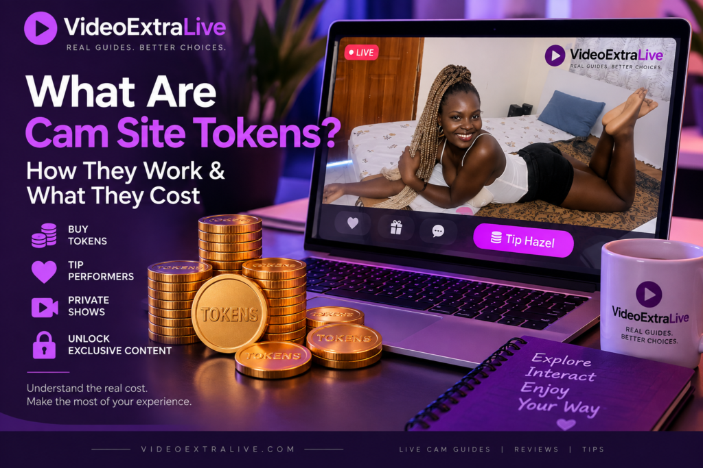 Cam site tokens – how live cam tokens work and what they cost