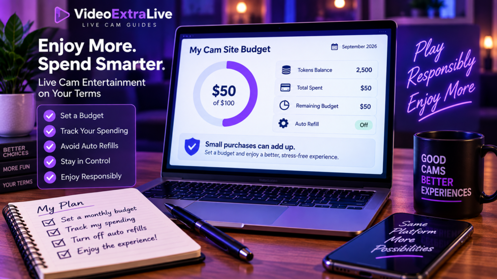 Live cam site spending budget – managing tokens, credits and paid features